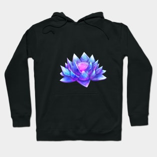 Lotus Crystal Flower Hoodie